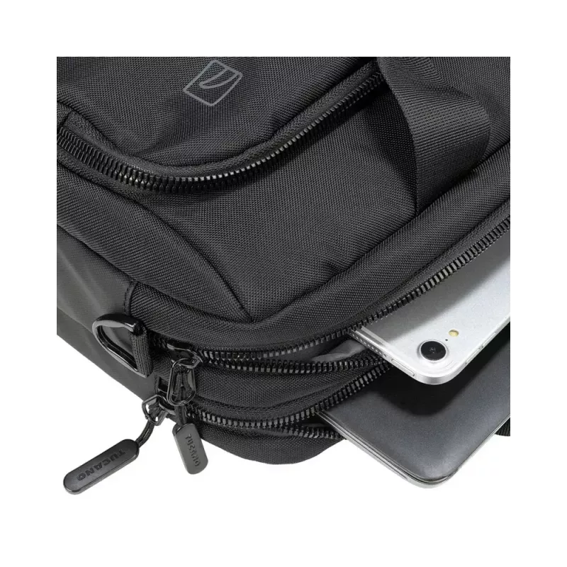 Tucano Player BPLA15D-BK bolso para portátil de 15,6 pulgadas (39,6 cm) / MacBook Pro 16, negro