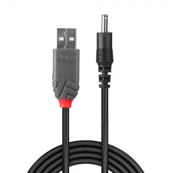 Cable Lindy USB 2.0 Type-A a DC de 3,5 mm, 1,5 m