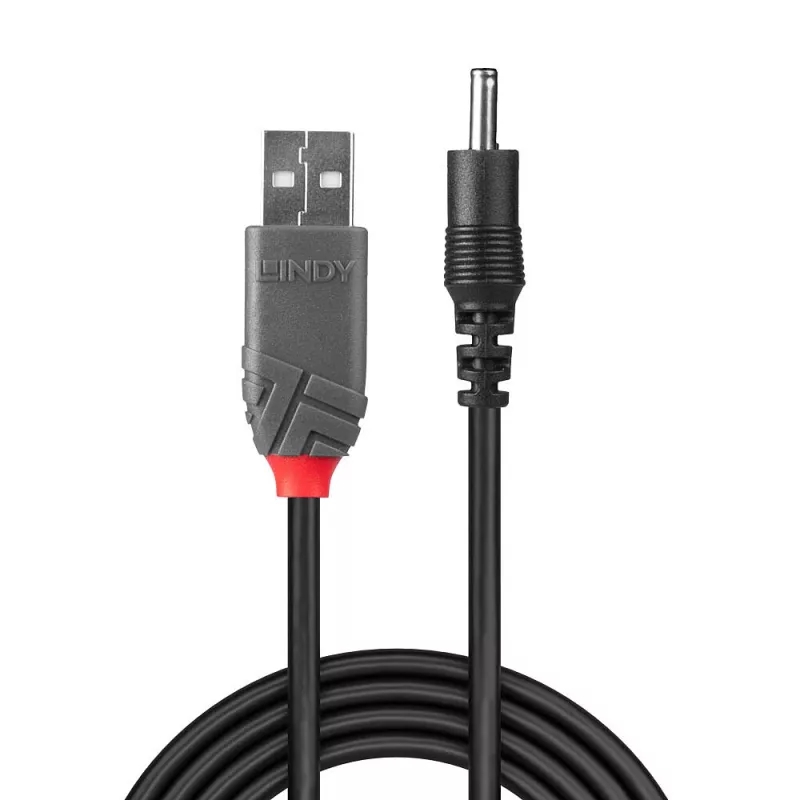 Cable Lindy USB 2.0 Type-A a DC de 3,5 mm, 1,5 m