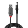 Cable USB 2.0 Type-A a DC de 5,5 mm Lindy, 1,5 m
