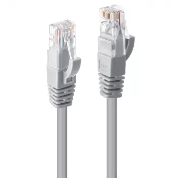 Cable de red Lindy 2 m Cat.6 RJ-45 U/UTP gris