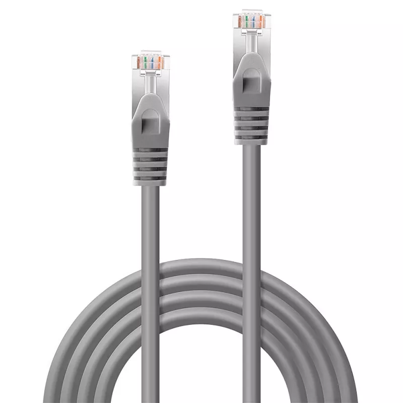 Cable de red Lindy 48391 gris 1 m Cat5e F/UTP (FTP)