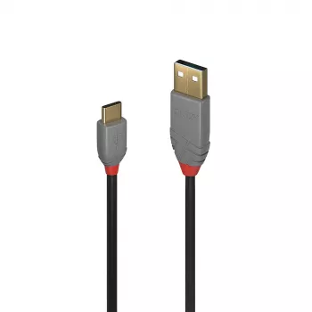 Cable USB 2.0 Type-A a C Lindy 1 m, Anthra Line