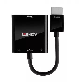 Convertidor HDMI a VGA y audio Lindy 38285
