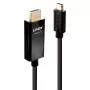 Cable adaptador USB Type-C a HDMI 4K60 Lindy 2 m con HDR
