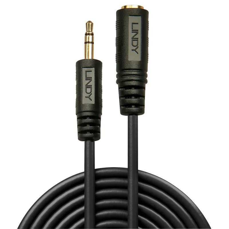 Lindy 3m cable de extensión de audio 3,5mm Premium
