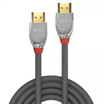 Lindy 0,5 m cable HDMI High Speed, Cromo Line