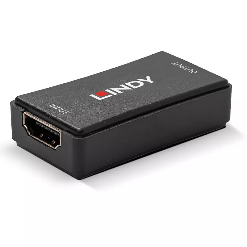 Lindy 38015 HDMI 2.0 10.2G 4K repetidor, hasta 50 m, HDCP pass-through