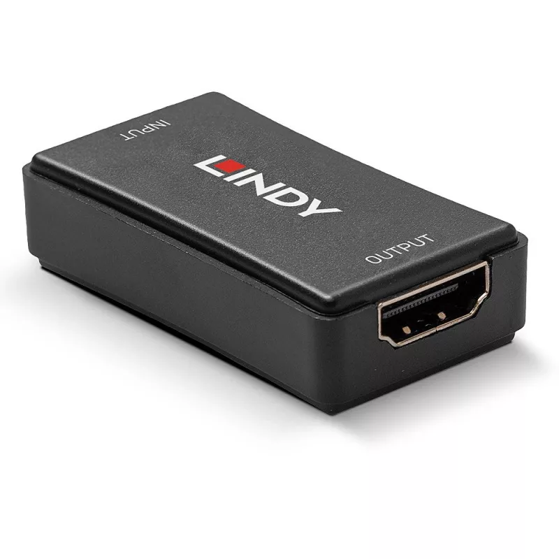 Lindy 38015 HDMI 2.0 10.2G 4K repetidor, hasta 50 m, HDCP pass-through