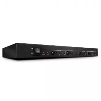 Lindy matriz HDMI 4x4 4K60, HDMI, 4x HDMI, metal, 1080p, 2160p, DTS-HD, Dolby TrueHD, 12 V