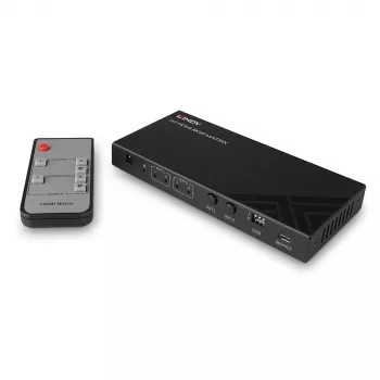 Lindy 38313 conmutador de matriz AV-Matrix-Switcher 6,2 W