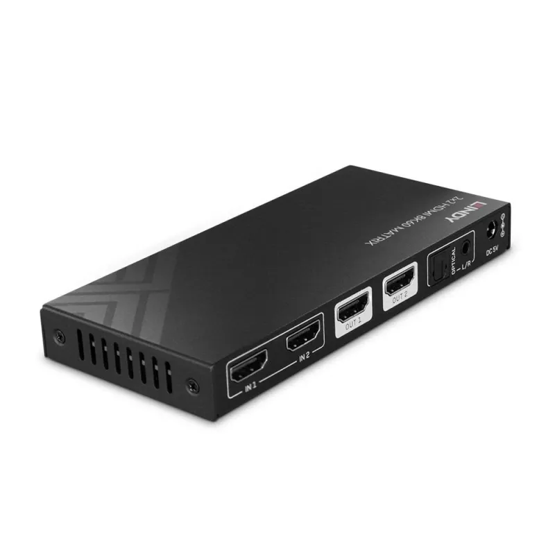 Lindy 38313 conmutador de matriz AV-Matrix-Switcher 6,2 W