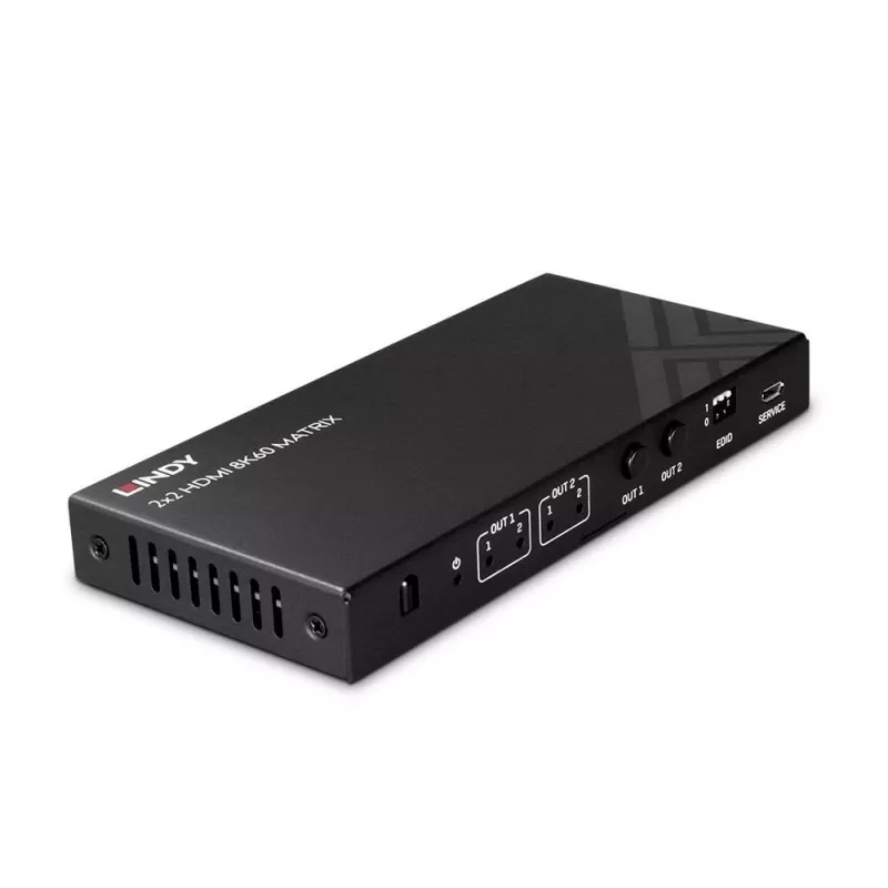 Lindy 38313 conmutador de matriz AV-Matrix-Switcher 6,2 W