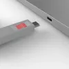 Juego de llaves portblocker USB Type-C Lindy, pack de 4, rosa