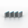 Portblocker Lindy USB Type-C portblocker sin llave pack de 10 azul