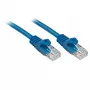 Lindy RJ-45/RJ-45 Cat6 0,5m cable de red azul U/UTP (UTP)