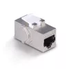 Cable de red Lindy CAT 6A Female Coupler Keystone RJ-45 plano metálico 1 ud.