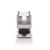 Cable de red Lindy CAT 6A Female Coupler Keystone RJ-45 plano metálico 1 ud.