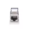 Cable de red Lindy CAT 6A Female Coupler Keystone RJ-45 plano metálico 1 ud.
