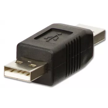Adaptador USB Lindy USB A macho a macho adaptador 71229