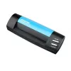 Escáner de tarjetas de visita Plustek MobileOffice S602 1200 x 1200 dpi A6 negro, azul