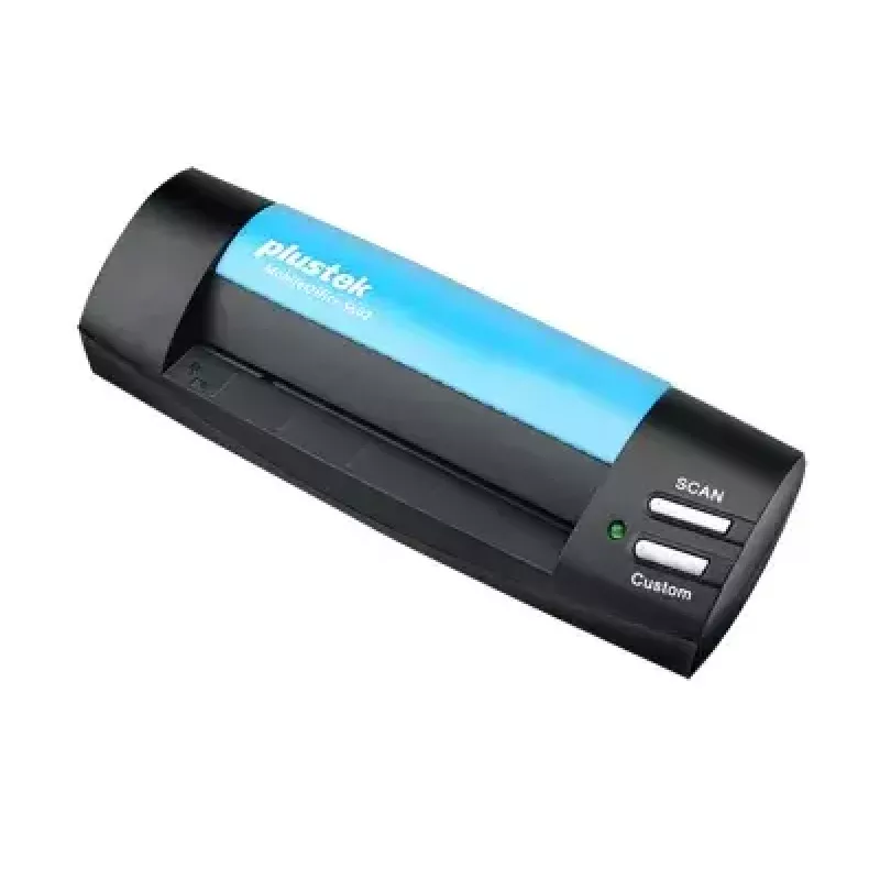 Escáner de tarjetas de visita Plustek MobileOffice S602 1200 x 1200 dpi A6 negro, azul