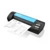 Escáner de tarjetas de visita Plustek MobileOffice S602 1200 x 1200 dpi A6 negro, azul