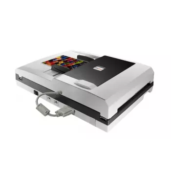 Escáner ADF y de sobremesa Plustek SmartOffice PL4080 600 x 600 DPI A4 negro, gris