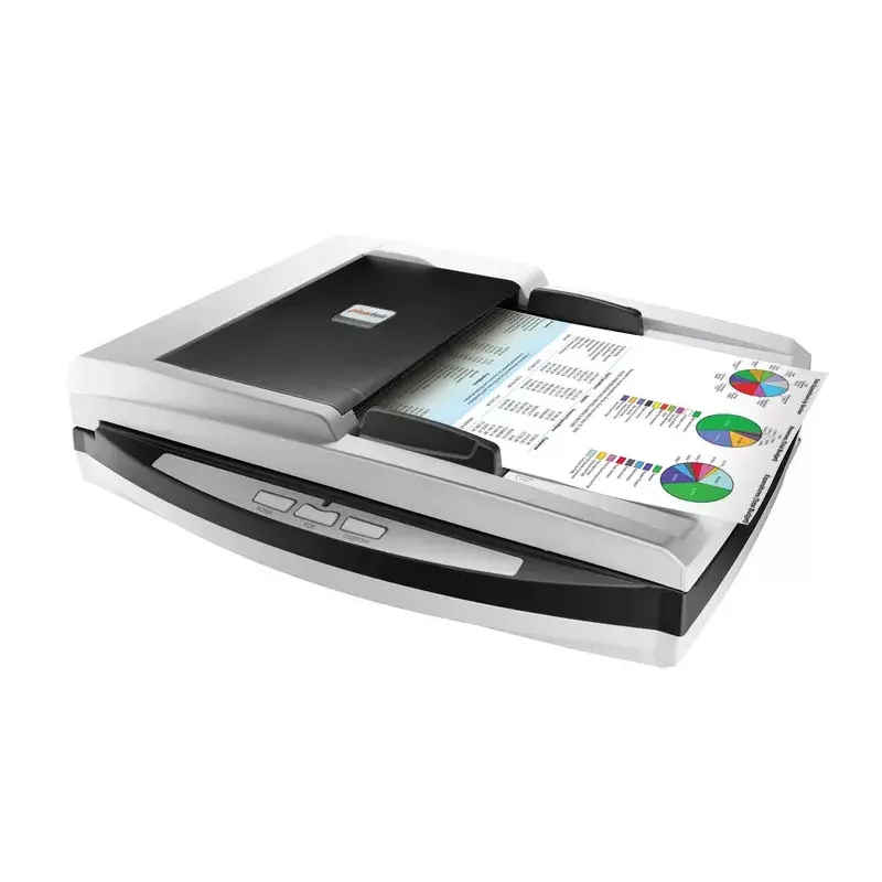 Escáner ADF y de sobremesa Plustek SmartOffice PL4080 600 x 600 DPI A4 negro, gris