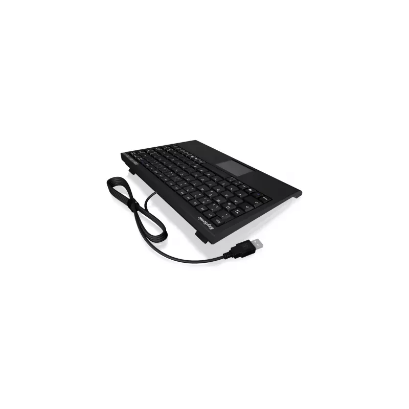 Teclado KeySonic ACK-595C+ (DE) oficina USB QWERTZ alemán negro
