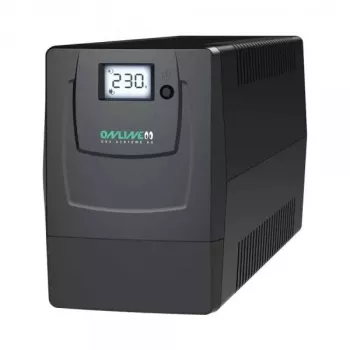 Sistema de alimentación ininterrumpida ONLINE USV-Systeme YUNTO Smile 800 Line-Interactive 0,8 kVA 480 W 2 salidas AC batería 9 Ah LCD torre
