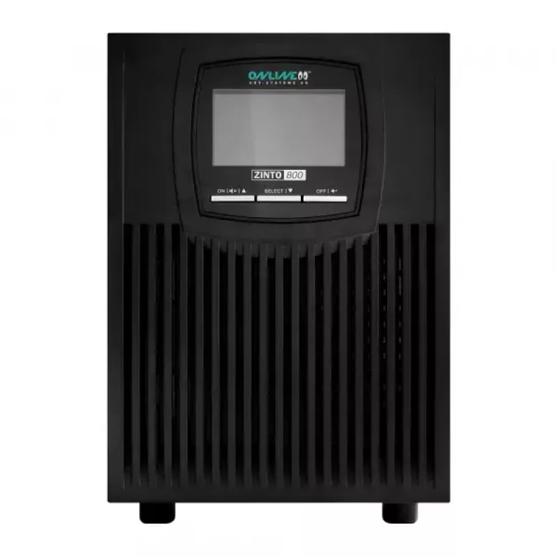 ONLINE USV ZINTO 800 T SAI torre, 800 VA (0,8 kVA), 720 W, 8 salidas AC, USB, RS232, EPO