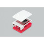 Carcasa Raspberry Pi 5, rojo/blanco, con ventilador (SC1159)