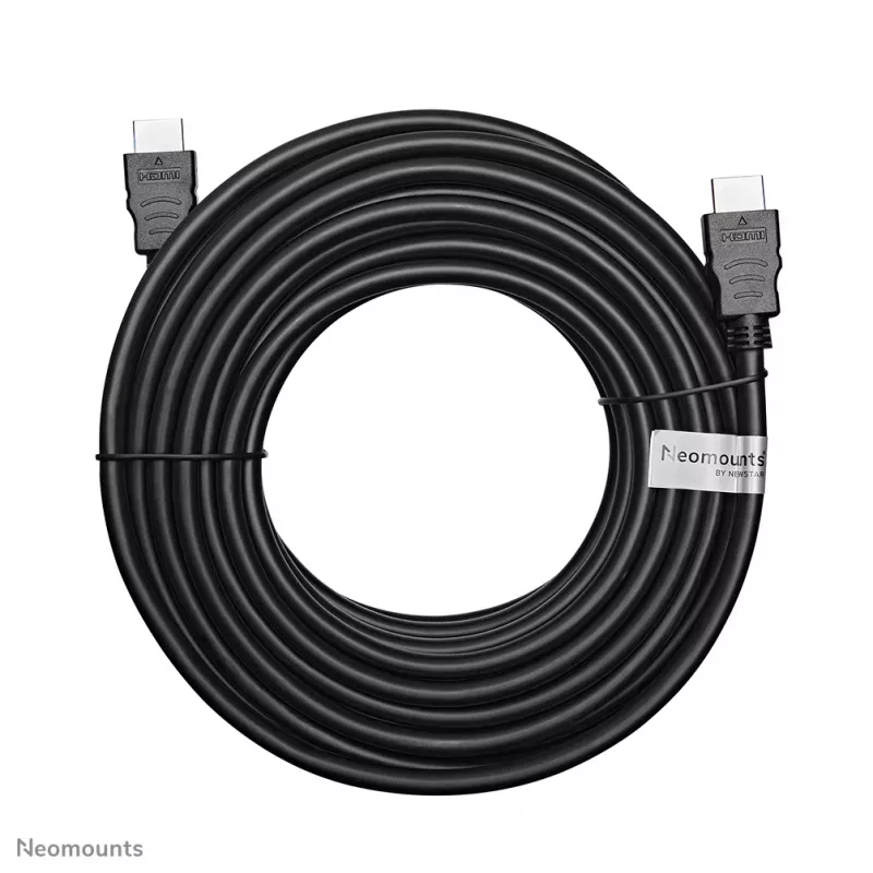 Cable HDMI Neomounts HDMI35MM - 10 metros, 10 m, HDMI Type-A (estándar), HDMI Type-A (estándar), 10,2 Gbit/s, negro