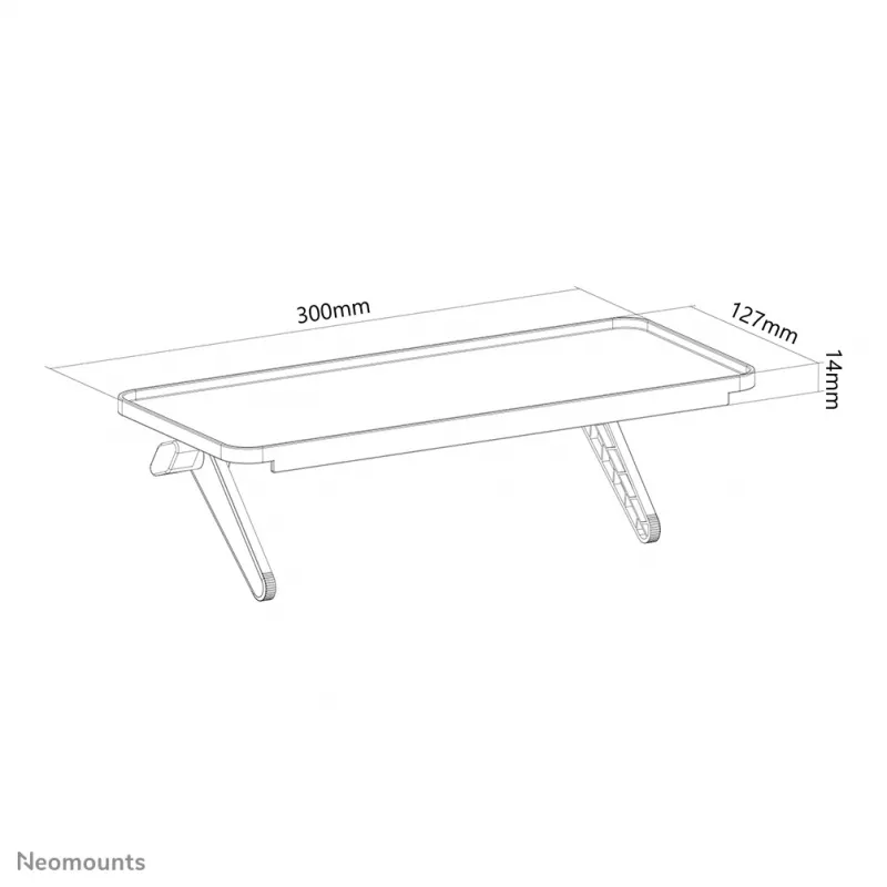 Soporte multimedia Neomounts AWL28-220BL1 – universal