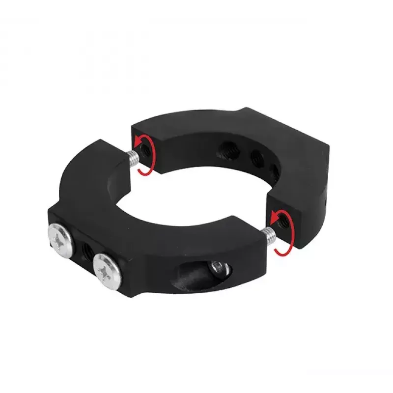 Abrazadera B-Tech BT7841/B abrazadera de accesorio de dos piezas para mástiles Ø50 mm