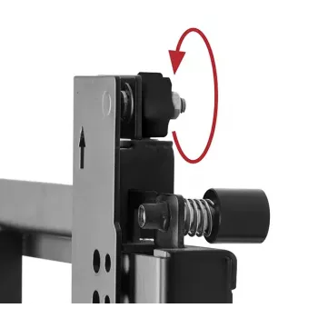 Soporte de pared para vídeo B-TECH BT8312/B Pop-Out ultra delgado