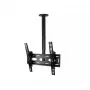 Soporte de techo B-Tech BT8426/B telescópico universal para pantalla plana con función de inclinación