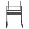 B-Tech BT8545/B carro para TV, 55–86 pulgadas, VESA 900x600, máx. 100 kg, con balda, negro