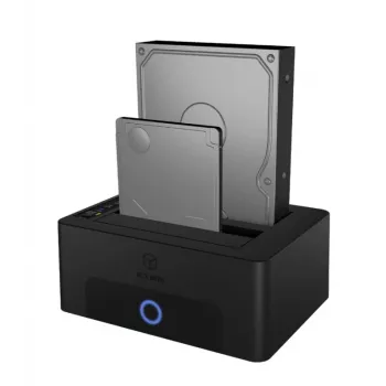 ICY BOX estación de acoplamiento y clonación de 2 bahías para unidades SATA de 2,5