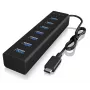 ICY BOX IB-HUB1700-C3 USB 3.2 Gen 1 (3.1 Gen 1) Type-C 5000 Mbit/s negro