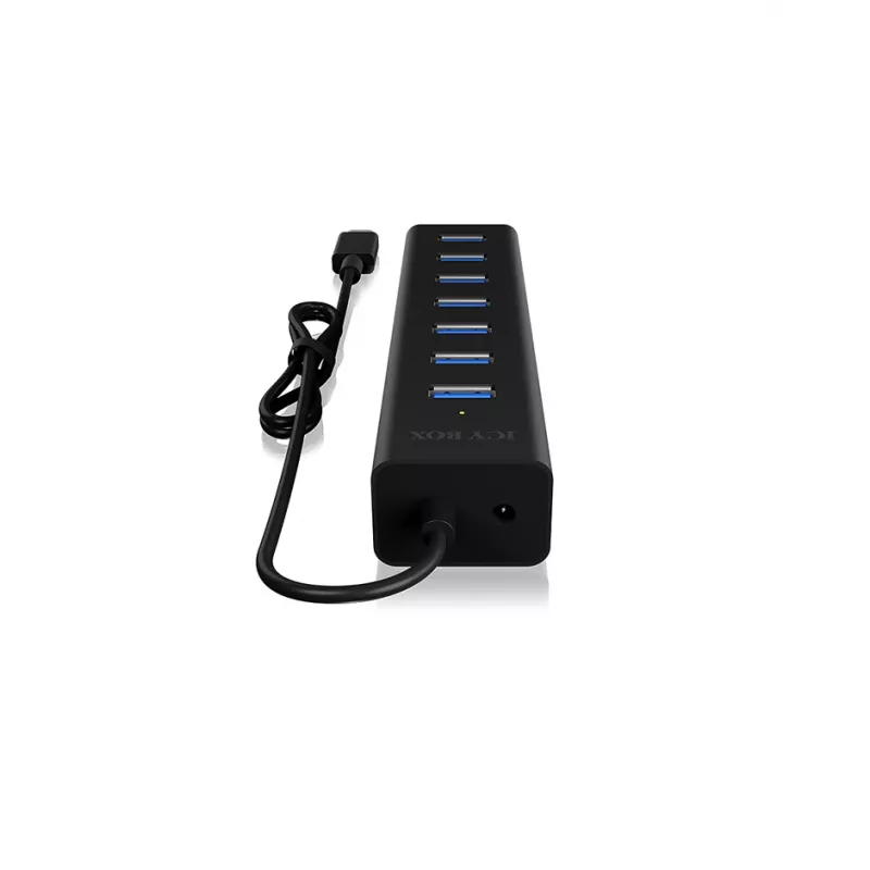 ICY BOX IB-HUB1700-C3 USB 3.2 Gen 1 (3.1 Gen 1) Type-C 5000 Mbit/s negro