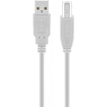 Cable USB-A a USB-B GOOBAY 68712, USB 2.0 HiSpeed, 1,8 m, gris