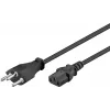 Cable de alimentación Goobay 93617 negro 2 m SEV 1011 IEC C13