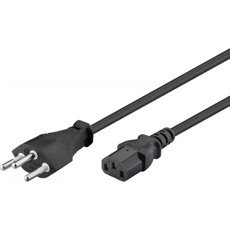 Cable de alimentación Goobay 93617 negro 2 m SEV 1011 IEC C13