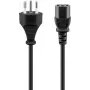 Cable de alimentación Goobay 93617 negro 2 m SEV 1011 IEC C13