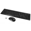 Conjunto inalámbrico de teclado y ratón LogiLink ID0104 negro