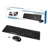 Conjunto inalámbrico de teclado y ratón LogiLink ID0104 negro