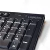 Conjunto inalámbrico de teclado y ratón LogiLink ID0104 negro