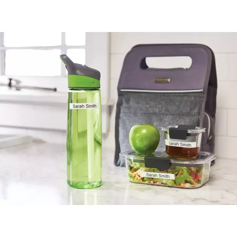 Cinta de etiquetas DYMO D1 Durable negro sobre blanco 19mm